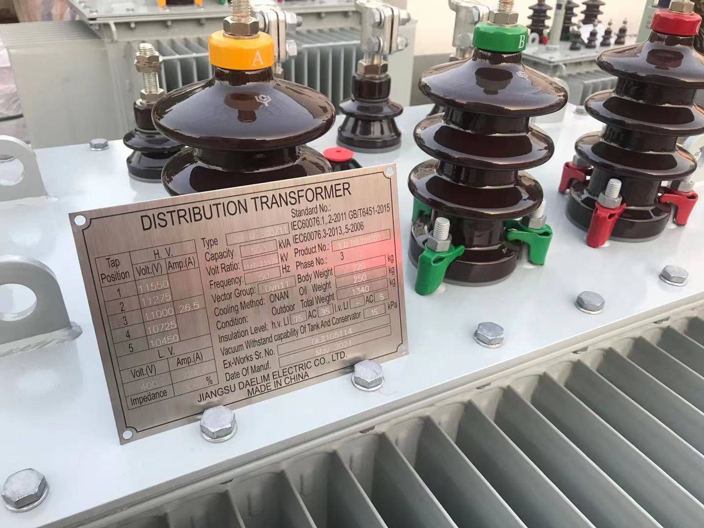 5 mva power transformer specifications overload capacity Daelim